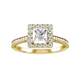 Diamond Bridal Ring 7/8 ct tw 10K Yellow Gold