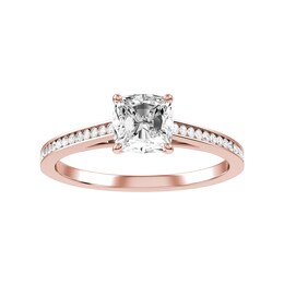 Diamond Bridal Ring 3/4 ct tw 10K Rose Gold
