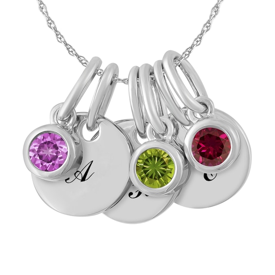 Birthstone Mother's Necklace