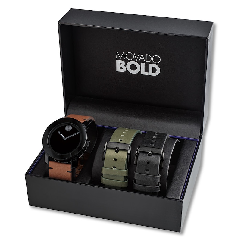 Movado Bold Men's Watch Box Set 3600600