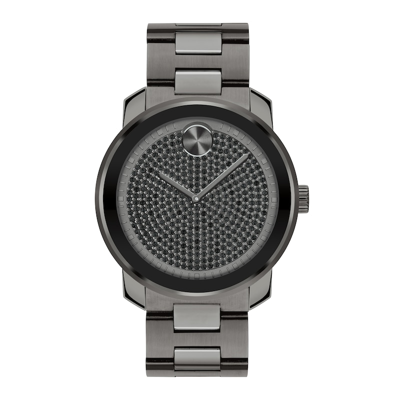 Movado BOLD Crystal Men's Stainless Steel Watch 3600664