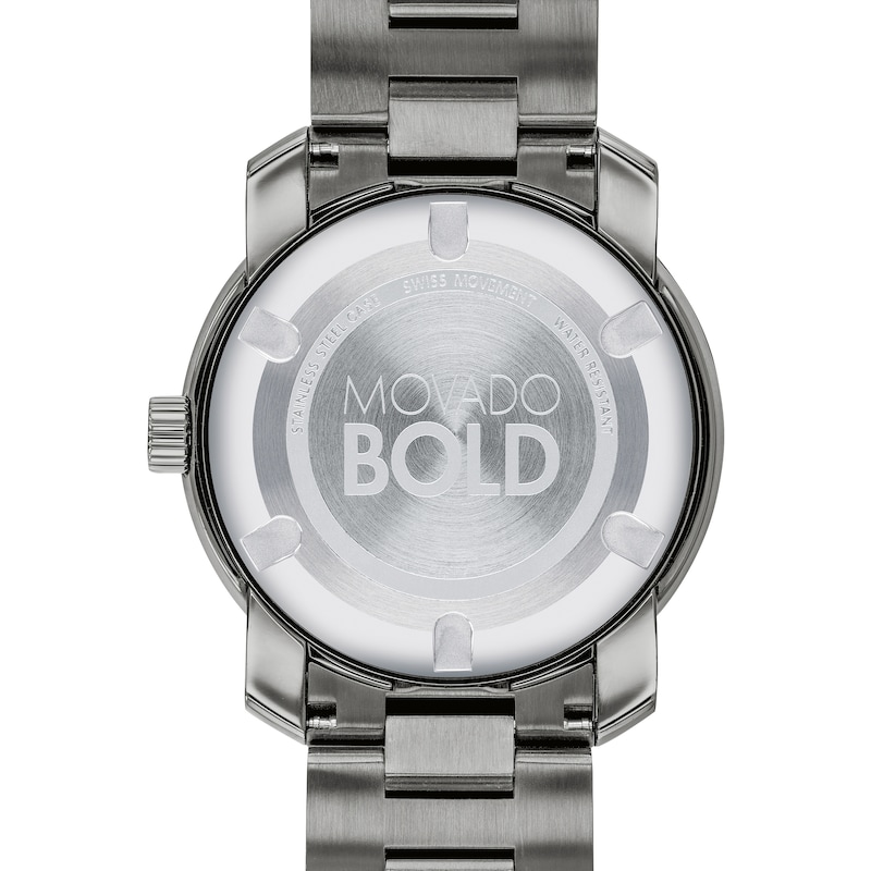 Movado BOLD Crystal Men's Stainless Steel Watch 3600664