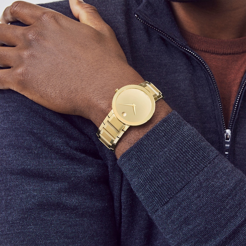 Main Image 2 of Movado Sapphire Men's Watch 0607180