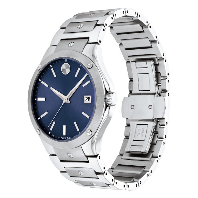 Movado S.E. Stainless Steel Men's Watch 0607513