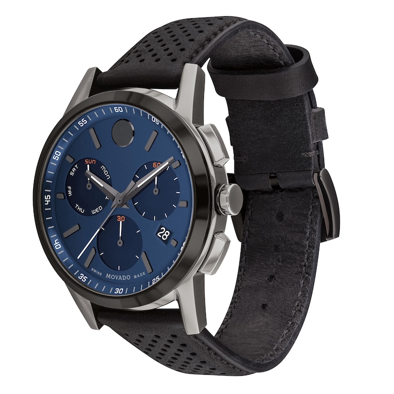 Movado Museum Sport Chronograph Men's Strap Watch 0607561