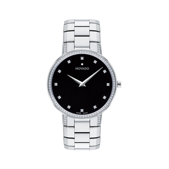 Kay Movado Faceto Stainless Steel Men's Watch