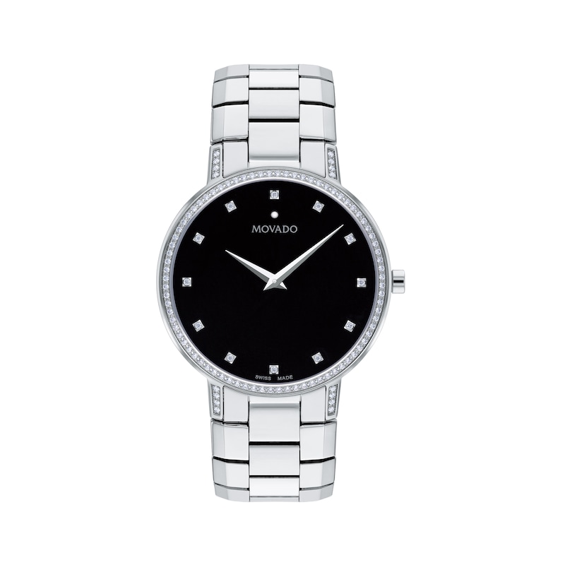 Main Image 1 of Movado Faceto Stainless Steel Men's Watch 0607482