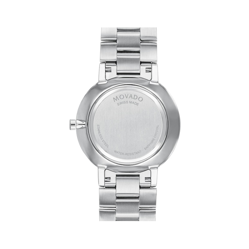 Main Image 3 of Movado Faceto Stainless Steel Men's Watch 0607482