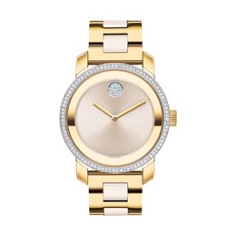 Movado BOLD Ceramic & Ion-Plated Stainless Steel Women's Watch 3600785
