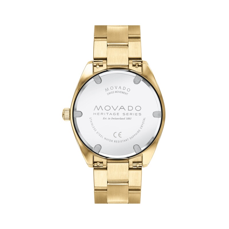 Movado Heritage Datron Ion-Plated Stainless Steel Men's Watch 3650105