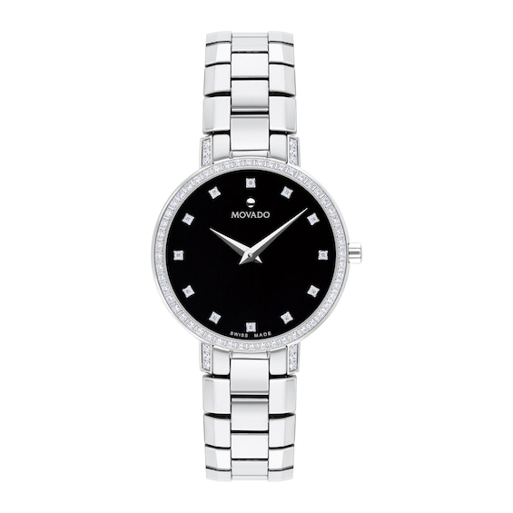 Movado Faceto Women's Watch 0607484 28mm