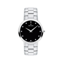 Movado Faceto Diamond Marker Men's Watch 0607865