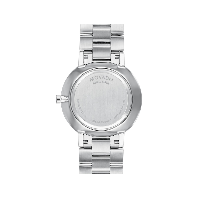 Main Image 3 of Movado Faceto Diamond Marker Men's Watch 0607865