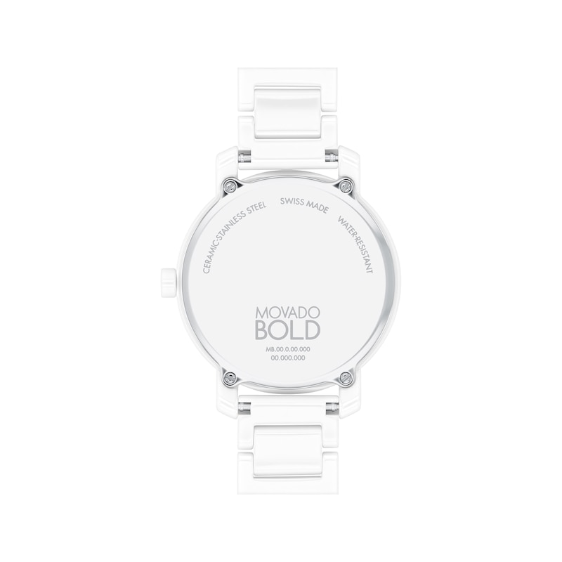Main Image 3 of Movado BOLD Evolution 2.0 White Ceramic Women's Watch 3601233