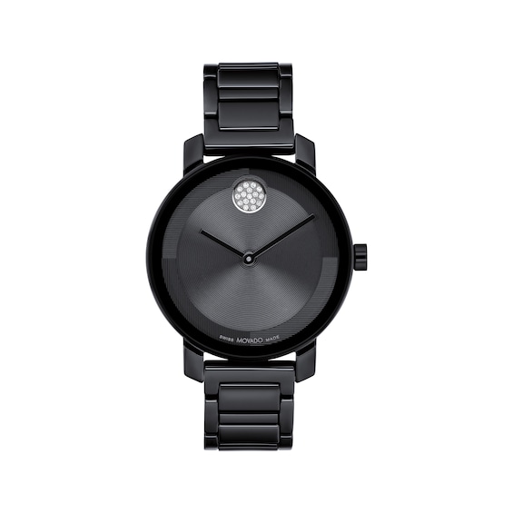 Movado BOLD Evolution 2.0 Black Ceramic Women's Watch 3601235