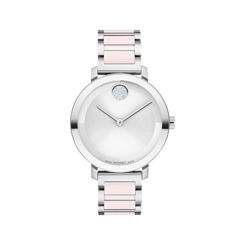 Main Image 1 of Movado BOLD Evolution 2.0 Pink Ceramic Inserts Women's Watch 3601236
