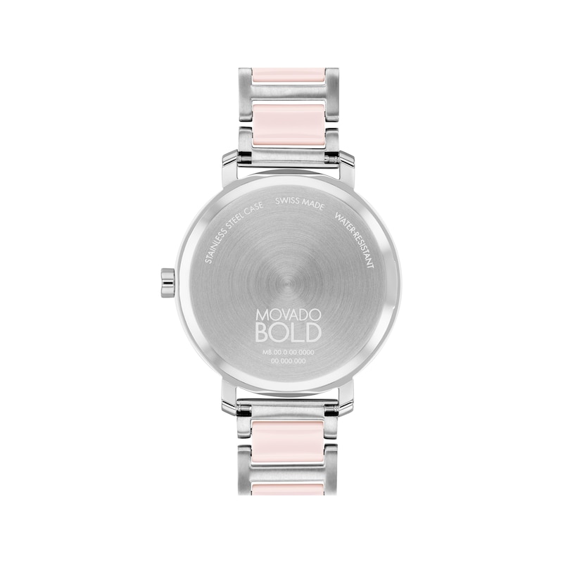 Main Image 3 of Movado BOLD Evolution 2.0 Pink Ceramic Inserts Women's Watch 3601236