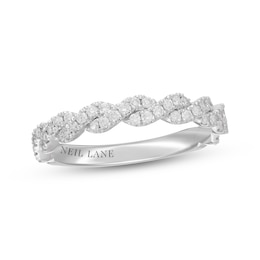 Neil Lane Diamond Twist Anniversary Ring 3/8 ct tw 14K White Gold