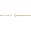 Thumbnail Image 3 of STUDIO BY KAY Round-Cut Diamond Solitaire Half and Half Bracelet 1/6 ct tw 24K Yellow Gold Vermeil Sterling Silver 7"