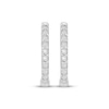 Thumbnail Image 2 of KAY Lab-Grown Diamonds Hoop Earrings 1/4 ct tw Sterling Silver