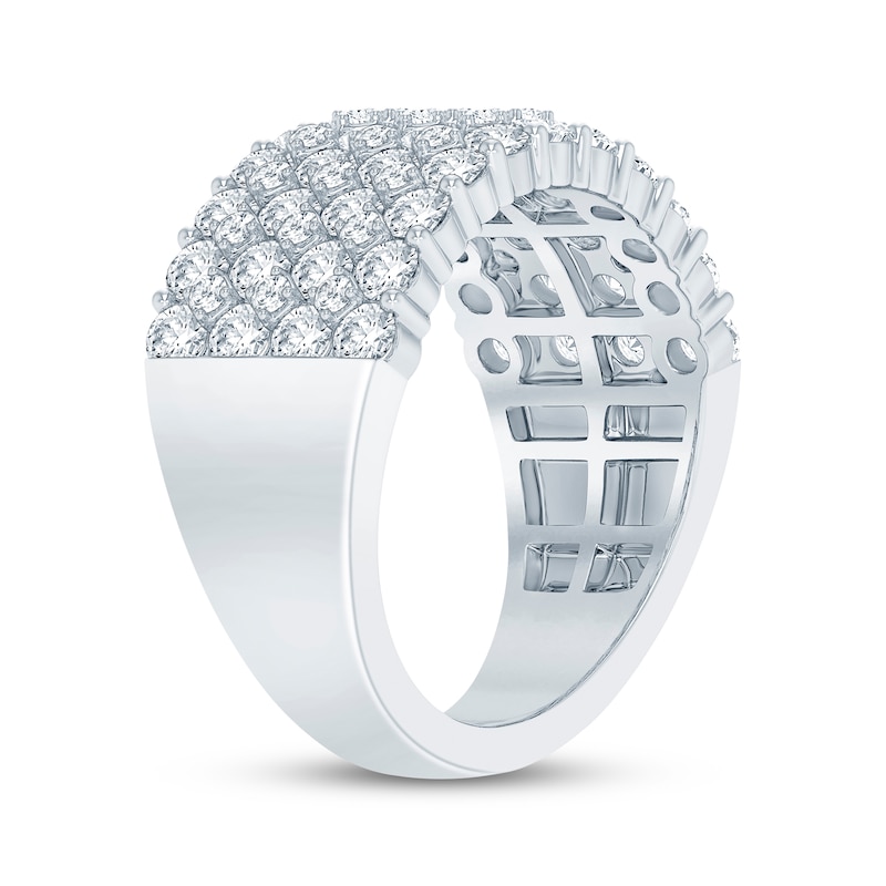 Main Image 2 of Now + Forever Lab-Grown Diamonds Multi-Row Anniversary Ring 2 ct tw 14K White Gold