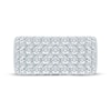 Thumbnail Image 3 of Now + Forever Lab-Grown Diamonds Multi-Row Anniversary Ring 2 ct tw 14K White Gold