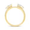 Thumbnail Image 3 of Now + Forever Lab-Grown Diamonds Baguette & Round-Cut Enhancer Ring 1/2 ct tw 14K Yellow Gold