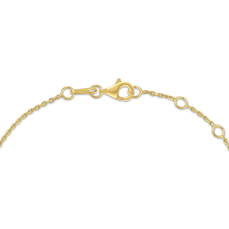 Main Image 3 of Milestones Lab-Grown Diamond Station Bracelet 1-1/2 ct tw 10K Yellow Gold 7.25"