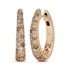 Thumbnail Image 1 of Neil Lane Desert Diamonds Scatter Hoop Earrings 1 ct tw 10K Yellow Gold