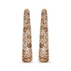 Thumbnail Image 2 of Neil Lane Desert Diamonds Scatter Hoop Earrings 1 ct tw 10K Yellow Gold