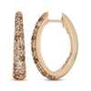 Thumbnail Image 3 of Neil Lane Desert Diamonds Scatter Hoop Earrings 1 ct tw 10K Yellow Gold