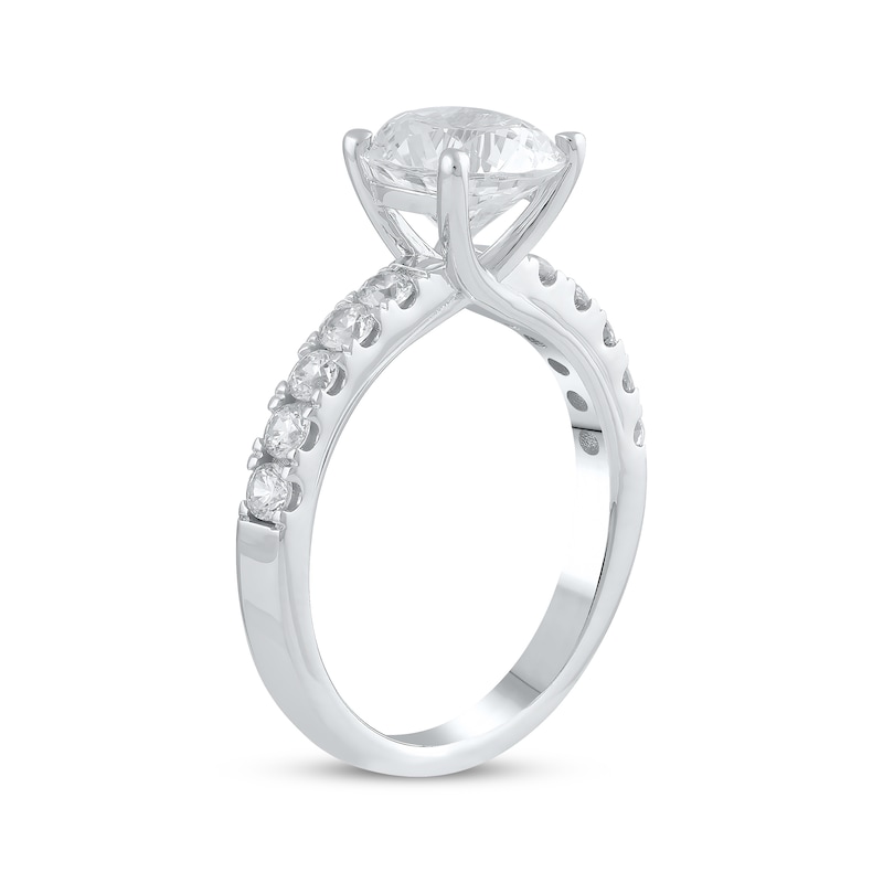 Main Image 2 of Now + Forever Lab-Grown Diamonds Round-Cut EngagementRing 2-1/2 ct tw 14K White Gold