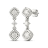 Thumbnail Image 1 of KAY Lab-Grown Diamonds Three-Stone Drop Earrings 1/5 ct tw Sterling Silver