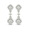 Thumbnail Image 2 of KAY Lab-Grown Diamonds Three-Stone Drop Earrings 1/5 ct tw Sterling Silver