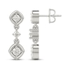 Thumbnail Image 3 of KAY Lab-Grown Diamonds Three-Stone Drop Earrings 1/5 ct tw Sterling Silver