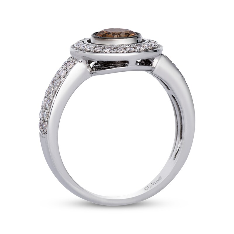 Main Image 3 of Le Vian Vault Diamond Halo Ring 1 ct tw 14K Vanilla Gold