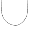 Thumbnail Image 1 of 2mm Curb Chain Necklace Black Ion-Plated Stainless Steel 26"