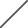 Thumbnail Image 2 of 2mm Curb Chain Necklace Black Ion-Plated Stainless Steel 26"