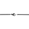 Thumbnail Image 3 of 2mm Curb Chain Necklace Black Ion-Plated Stainless Steel 26"