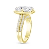 Thumbnail Image 2 of Now + Forever Lab-Grown Diamonds Radiant-Cut Engagement Ring 5-1/3 ct tw 14K Yellow Gold