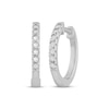 Thumbnail Image 1 of KAY Lab-Grown Diamonds Huggie Hoop Earrings 1/10 ct tw 10K White Gold