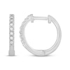 Thumbnail Image 3 of KAY Lab-Grown Diamonds Huggie Hoop Earrings 1/10 ct tw 10K White Gold