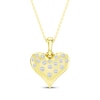 Thumbnail Image 1 of KAY Lab-Grown Diamonds Heart Necklace 1/10 ct tw 10K Yellow Gold 18"
