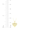 Thumbnail Image 8 of KAY Lab-Grown Diamonds Heart Necklace 1/10 ct tw 10K Yellow Gold 18"