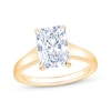 Thumbnail Image 1 of Now + Forever Lab-Grown Diamonds Certified Radiant-Cut Solitaire Engagement Ring 3 ct tw 14K Yellow Gold (F/VS2)