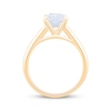 Thumbnail Image 2 of Now + Forever Lab-Grown Diamonds Certified Radiant-Cut Solitaire Engagement Ring 3 ct tw 14K Yellow Gold (F/VS2)