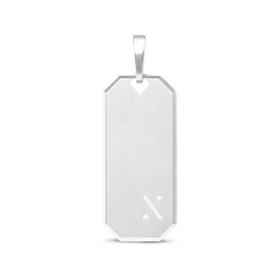JAXXON Men's Collection Dog Tag Charm Stainless Steel