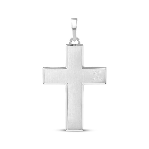 JAXXON Men's Collection Cross Charm Stainless Steel