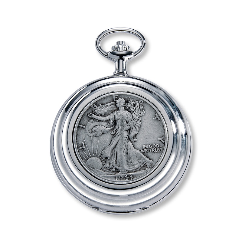 Main Image 1 of Men's Pocket Watch Half-Dollar Design PDA011004