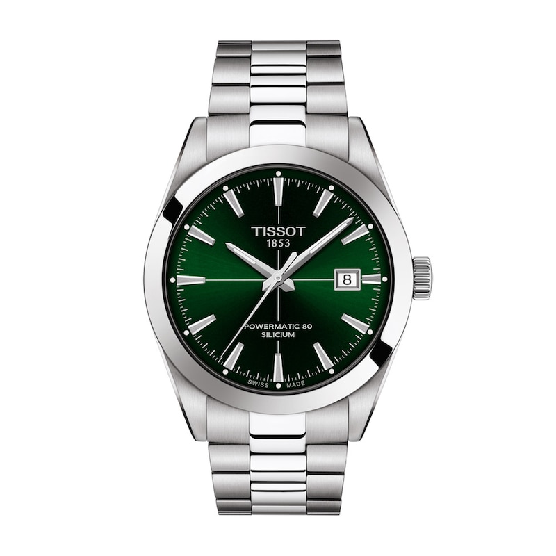 Main Image 1 of Tissot Gentleman Powermatic 80 Silicium Stainless Steel Men's Watch T1274071109101